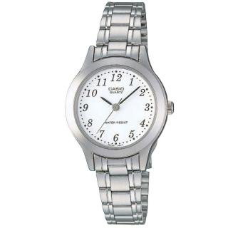 【CASIO】米蘭典雅風情腕錶-數字白面(LTP-1128A-7B)