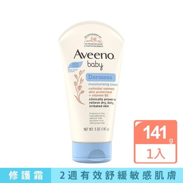 【Aveeno 艾惟諾】嬰兒燕麥益敏修護霜(141g)