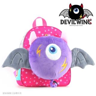 【韓國 Devil Wing】小惡魔玩具防走失背包-書包(粉紅)