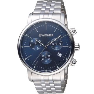 【瑞士 WENGER】Urban 都會系列 經典極簡美學計時腕錶(01.1743.105)