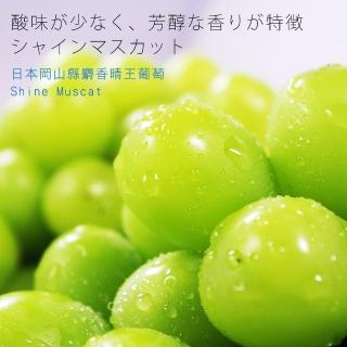 【鮮果日誌】日本岡山縣麝香晴王葡萄(一房)