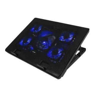 【ESENSE 逸盛】E-C11冷光五風扇筆電散熱墊(22-WNF011BK)