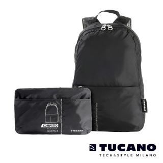 【TUCANO】COMPATTO 超輕量防水尼龍折疊收納後背包(黑) 【TUCANO】COMPATTO 超輕量防水尼龍折疊收納後背包(黑)