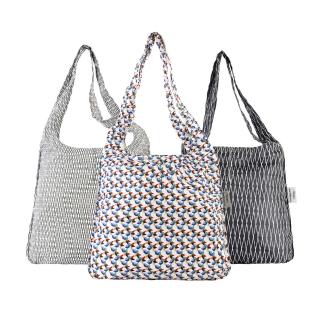 【TUCANO X MENDINI】設計師系列超輕量折疊收納輕鬆購物袋(繽紛)