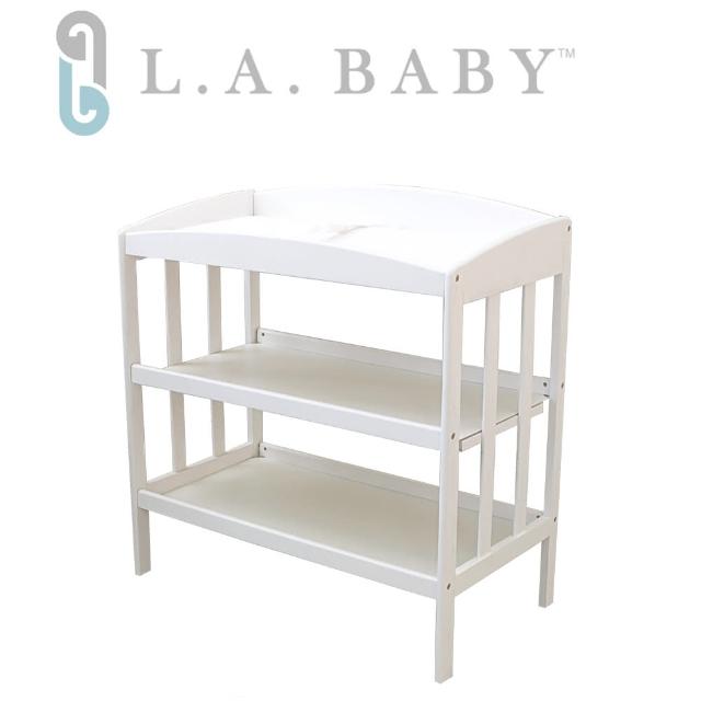 【美國 L.A. Baby】嬰幼兒更衣台（尿布台）(白色)