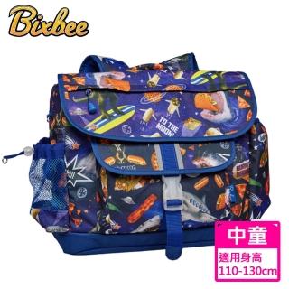 【美國Bixbee】彩印系列太空漫遊中童輕量舒壓背書包