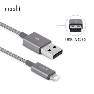 【Moshi】Integra Lightning to USB-A 耐用編織充電/傳輸線