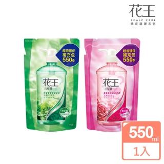 【花王】洗髮精-溫和柔潤 補充包(550ml)