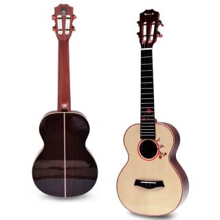 【拓弦音樂】ENYA 26吋 四葉草代言 手工鑲嵌花藤 單板雲杉木 烏克麗麗(EUT-S1+原廠厚琴袋)