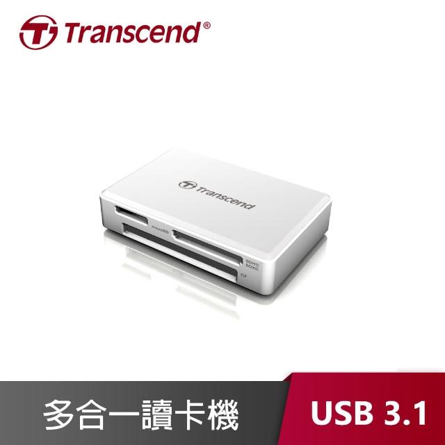 【創見 Transcend】F8 USB3.0 多合一讀卡機 靚亮白(TS-RDF8W)