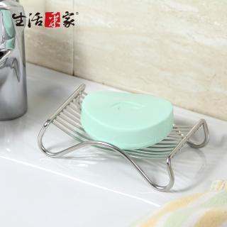 【生活采家】台灣製304不鏽鋼浴室用香皂架_2入組(#99411)