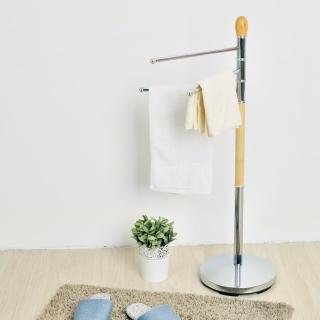 【ikloo】和風旋轉毛巾架