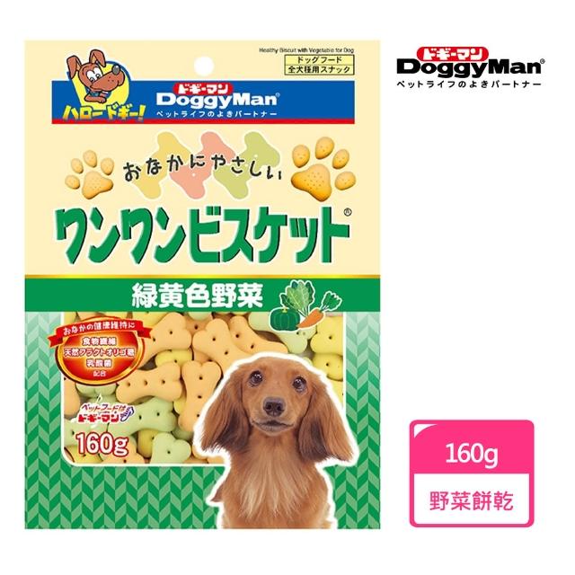 【Doggy Man】犬用寡糖添加野菜消臭餅乾 160g(寵物零食)