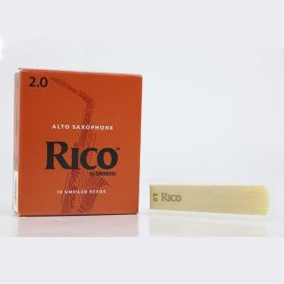 【RICO 瑞可】RCWR-RI-A-20 2號中音薩克斯風竹片 五片出貨款(此為五片裝出貨款 台灣公司貨)