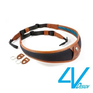 【4V Design】ALA系列相機背帶 LU-CV0923-黑/棕色(L)