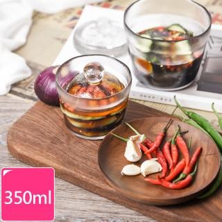 【Homely Zakka】一夜漬淺漬缽玻璃醃漬罐+玻璃重石(350ml)