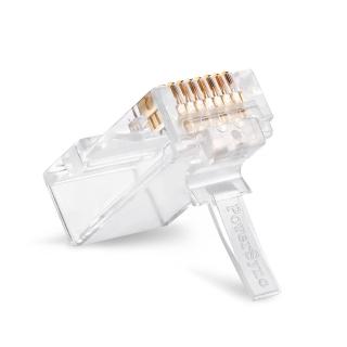 【PowerSync 群加】CAT6 RJ45 8P8C 網路水晶接頭 / 20入(CAT6-G8P8C320)