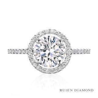 【RUIEN DIAMOND 瑞恩鑽石】GIA50分 鑽石戒指3EX(D VS2 18K白金)