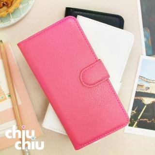 【CHIUCHIU】Apple iPhone 8/SE2 4.7吋荔枝紋立架型保護皮套