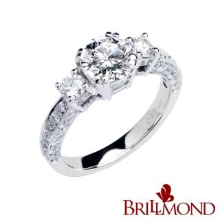 【BRILLMOND JEWELRY】燦爛永恆GIA一克拉鑽戒(D VS1 3EX NONE 18K金台)