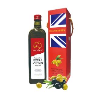 【澳洲 red island 紅島特級冷壓初榨橄欖油750ml 單入禮盒組】