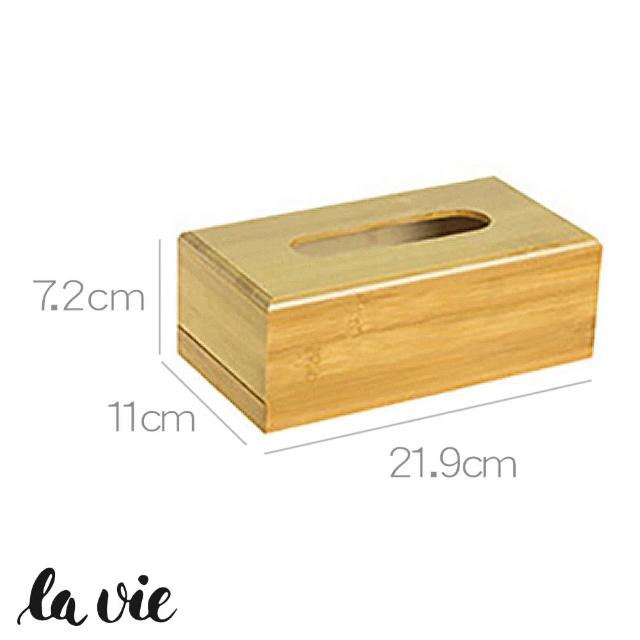 【La Vie】Safebet竹製紙巾收納盒面紙盒(大)