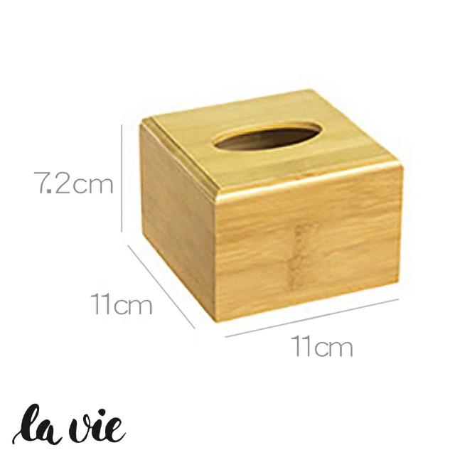 【La Vie】Safebet竹製紙巾收納盒面紙盒(小)
