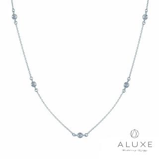 【A-LUXE 亞立詩】Shine輕珠寶10K金鑽石項鍊