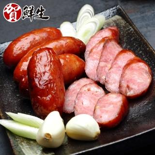 【賀鮮生】真划蒜蒜頭香腸2包(約27條/包)