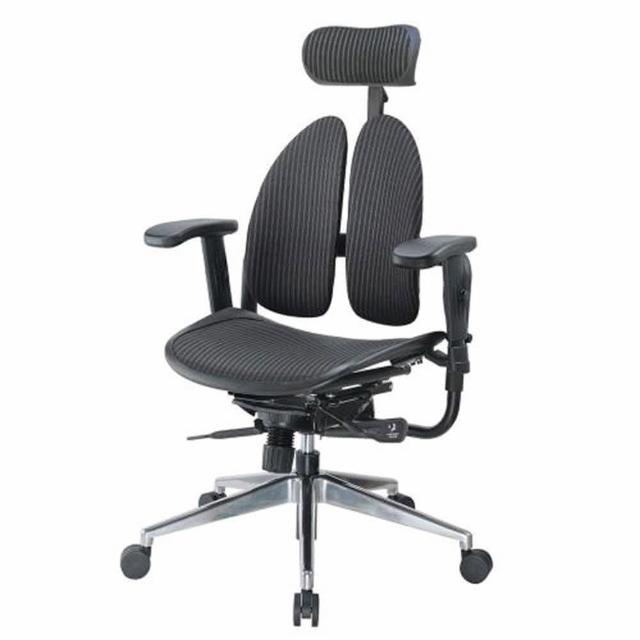 【BERNICE】德國專利雙背多機能網布電腦椅/辦公椅/主管椅/電競椅(背墊加厚款)