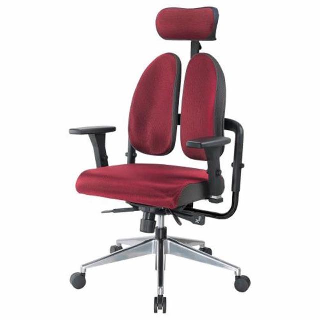 【BERNICE】德國專利雙背多機能雙色電腦椅/辦公椅/主管椅/電競椅