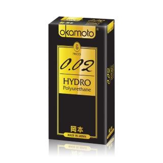 【okamoto 岡本】002 Hydro水感勁薄6入(保險套 衛生套)