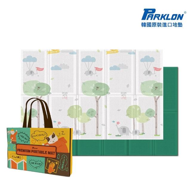 【Parklon】韓國帕龍無毒地墊 - 200x140x1CM_攜帶型單面立體回紋摺疊墊(多款任選)