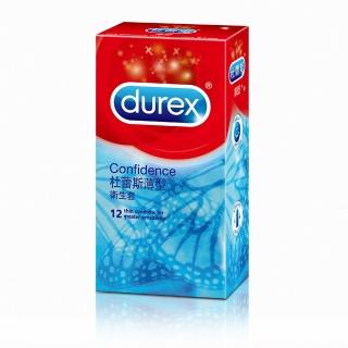 【Durex 杜蕾斯】薄型裝衛生套12入(保險套)