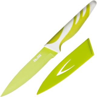 【IBILI】刀套+不沾蔬果刀(綠12.5cm)