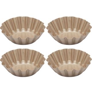 【KitchenCraft】Paul不沾迷你水果塔模4入(6.5cm)