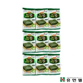 【韓國HUMANWELL】橄欖油烤海苔片(一組9小包)
