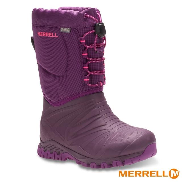 【MERRELL】SNOW QUEST BOOT WATERPROOF 防水童靴-桃(55594)