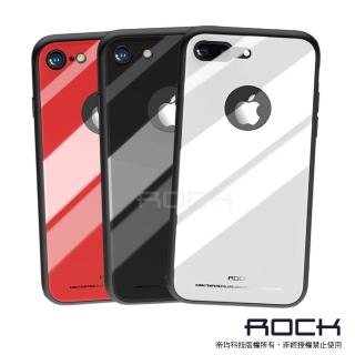 【ROCK】iPhone iPhone SE3/SE2/8/7 4.7吋 晶瑩系列-鋼化玻璃手機保護殼