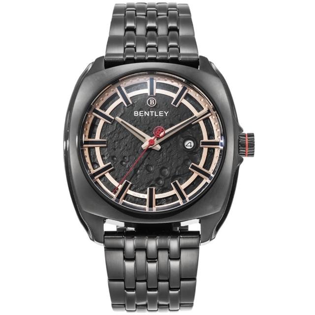 【Bentley 賓利】Solstice系列 漫步月球手錶(黑 BL1681-40181)