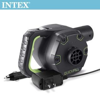 【INTEX】3合1可蓄電充氣幫浦110V+12V+蓄電池/充洩二用(66641_休閒EC加購)