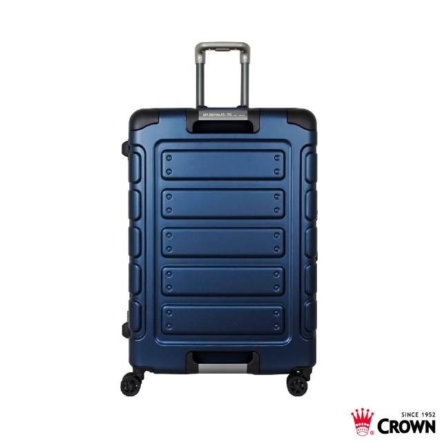【CROWN 皇冠】日本同步款 獨特箱面手把 30吋 行李箱 悍馬箱(雙輪/TSA海關鎖/超耐摔)