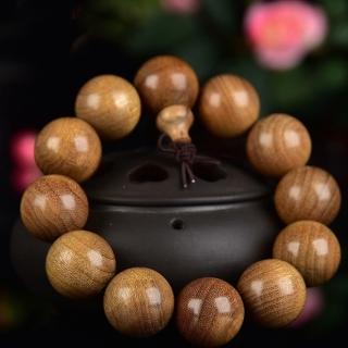 【八方開運】金絲楠木佛珠手串(20mm*12顆)