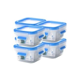 【Tefal 特福】寶寶副食品無縫膠圈防漏PP保鮮盒200ML(6入組)