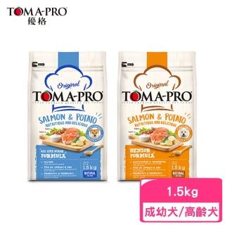 【TOMA-PRO 優格】成幼犬│高齡犬─鮭魚馬鈴薯配方 3.3lb/1.5kg