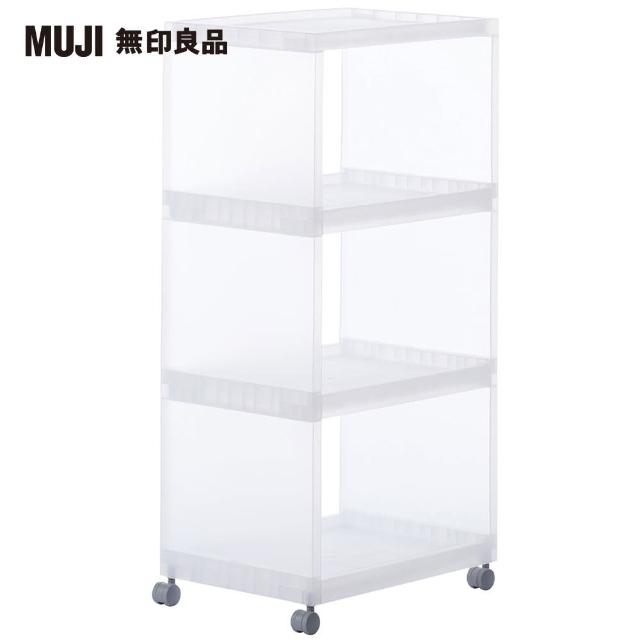 ãMUJI ç¡å°è¯åãPPçµåç®±/3段/é輪å