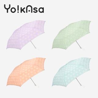 【Yo!kAsa】防曬日系花漾手開折傘
