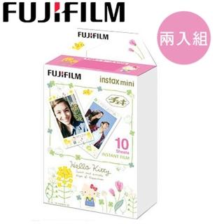 【FUJIFILM 富士】instax mini(HELLO KITTY 3手繪版底片-2入組)