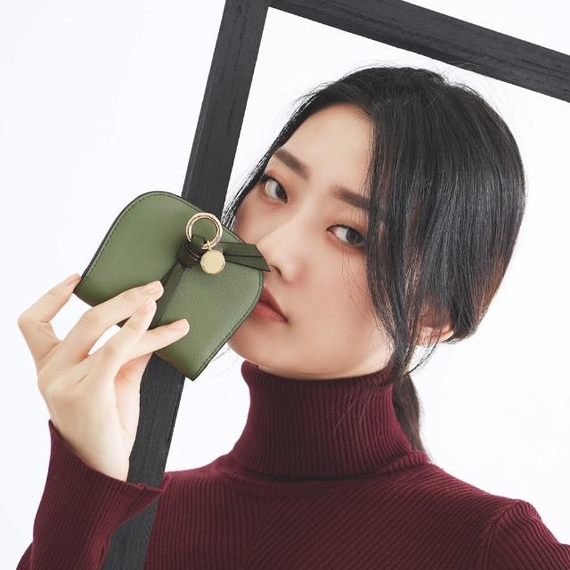 【2R手工真皮】輕軟牛皮 Funk 拉鍊飾帶短夾 嫩鮮綠 【2R手工真皮】輕軟牛皮 Funk 拉鍊飾帶短夾 嫩鮮綠