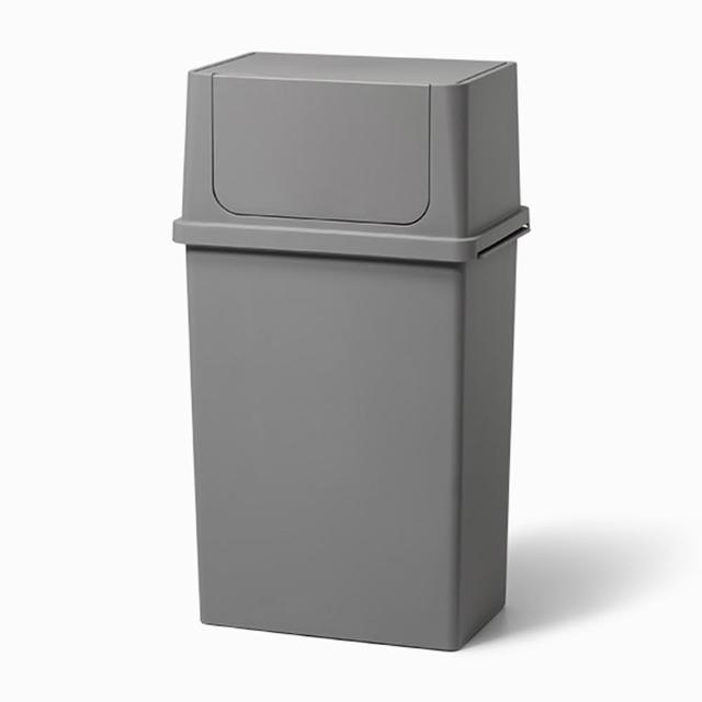 【日本Like-it】Seals系列寬型前開式垃圾桶25L